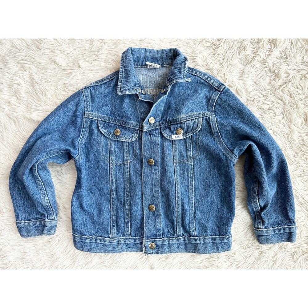 Vintage Lee Denim Jacket kids size Large